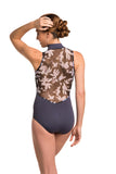 Girls Zip Front with Floating Flower Print - AW1062FF G