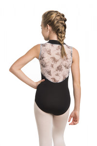 Girls Zip Front with Botanical Print - AW1062BT G