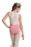 Girls Zip Front with Daisy Mesh - AW1062DS G