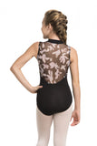 Girls Zip Front with Floating Flower Print - AW1062FF G