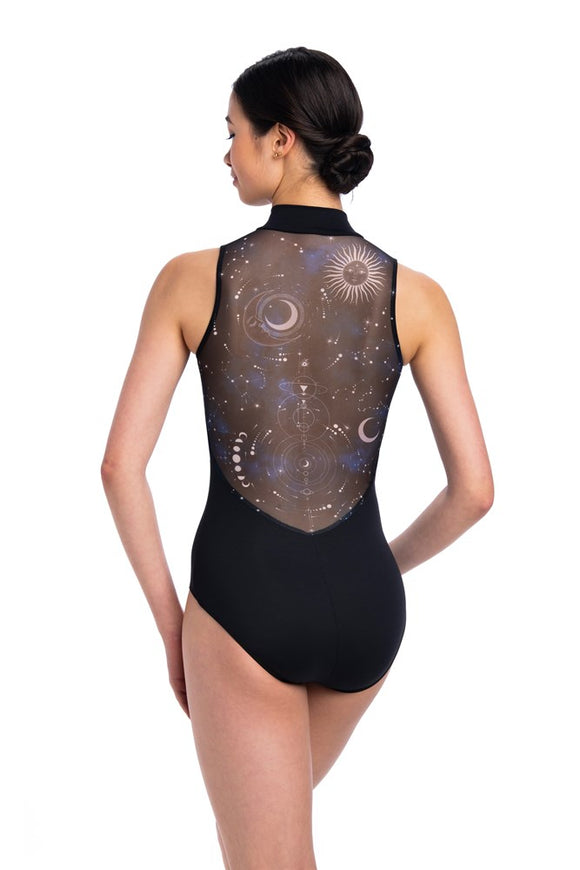 Zip Front with Night Sky Print - AW1062NS