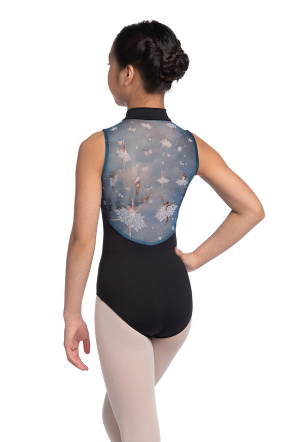 Girls Zip Front with Nutcracker Ballerina Print - AW1062NU-21 G