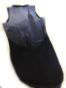 Girls Zip Front with New York Print - AW1062NY G