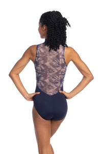 Zip Front with Shibori Print - AW1062SH