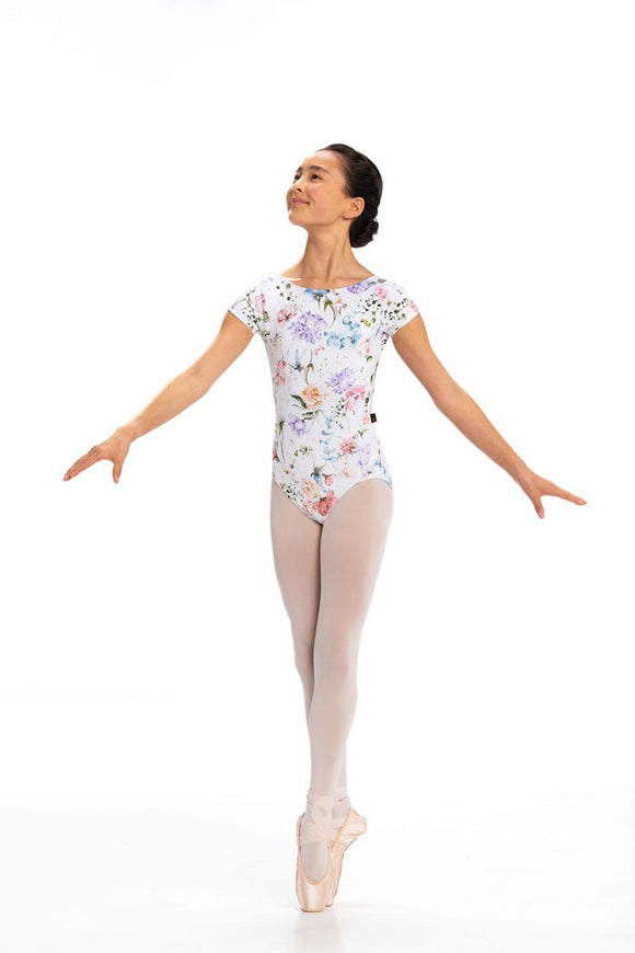 Girls Lulu with Flora Print (High Cut) AW1144FA G