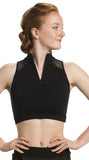 Bryn Zip Front Crop Top - AW329ME