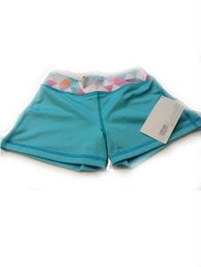 Girls Classic Contemporary Shorts with Triangles Waist Band - AW403TR G