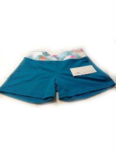 Classic Contemporary Shorts with Triangles Waist Band - AW403TR