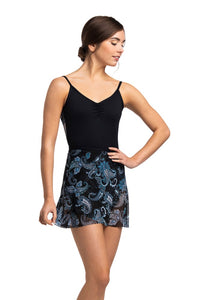Girls 13" Wrap Skirt in Paisley Print - AW501PA G