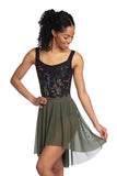 High Low Ballet Skirt in Mesh - AW514ME