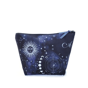 Makeup Bag in Nigh Sky Print