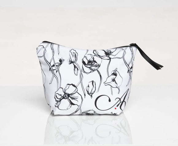 Make-up Bag in Poppies Print - AW901PO